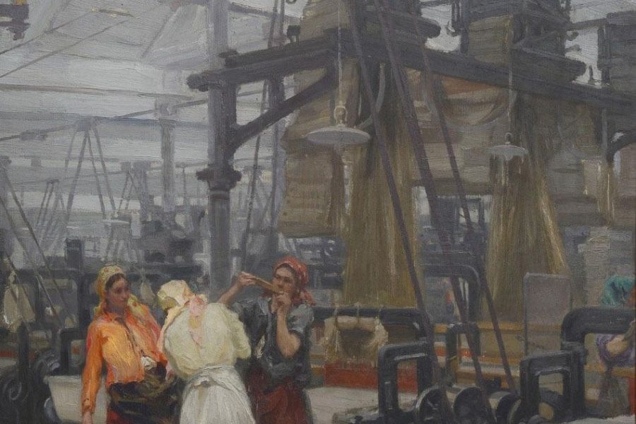 Касаткин "Новый ткацкий зал"