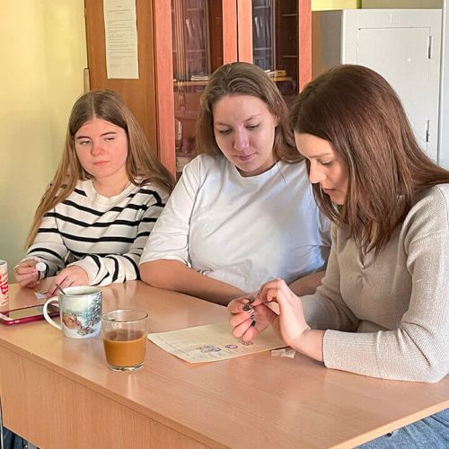 Волонтеры инклюзии, занятие