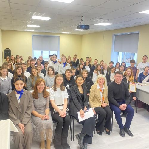 Встреча в центре профориентации со школьниками