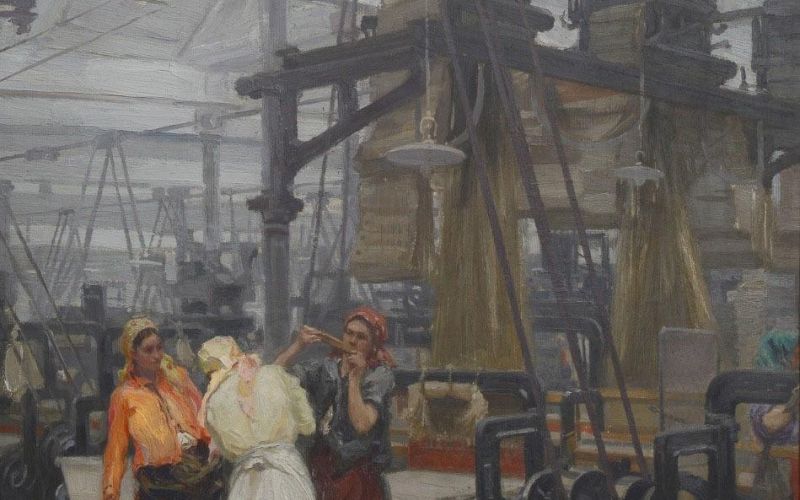 Касаткин "Новый ткацкий зал"