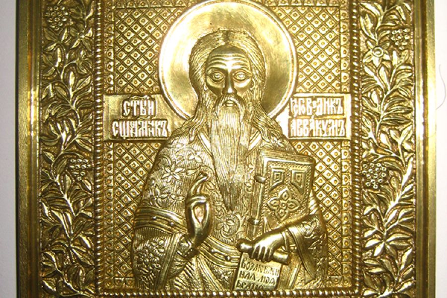 Собрание Серпуховского музея пополнилось медно-литой иконой с изображением протопопа Аввакума.