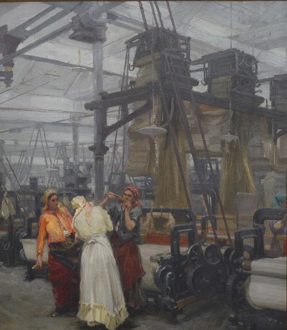 Касаткин "Новый ткацкий зал"