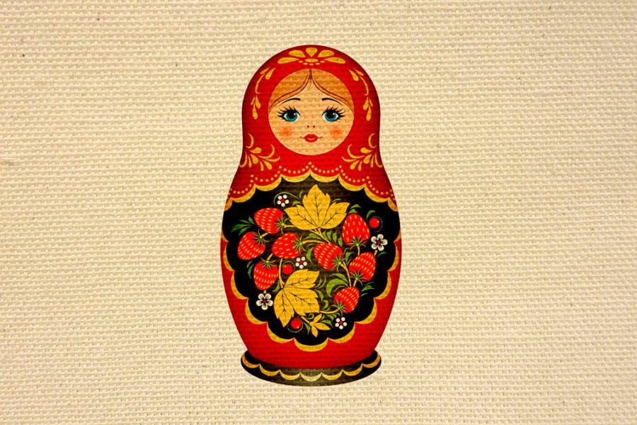 Матрешек дружная семья