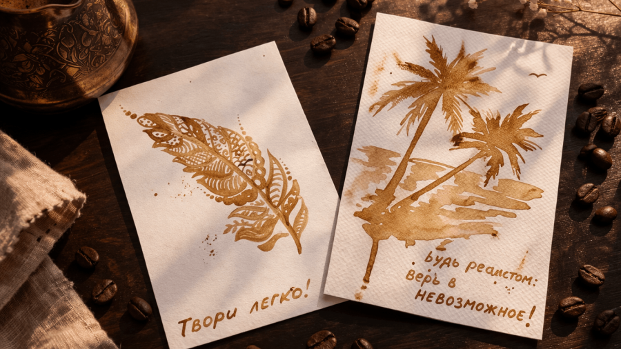 Арт-терапия «КофеАрт, как способ отдохнуть»