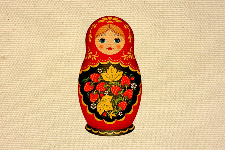 Матрешек дружная семья